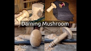 Turning a Darning mushroom [upl. by Tewfik]