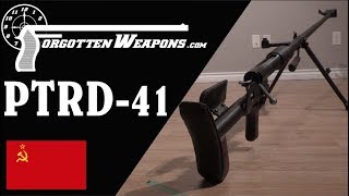 PTRD 41 The Simple Soviet Antitank Rifle of WWII [upl. by Smaj]