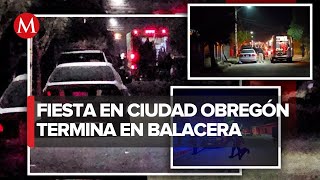 Asesinan a líder criminal junto con otras 6 personas en una fiesta en Sonora [upl. by Durrett843]