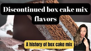 Discontinued flavors of boxed cake mix over the years [upl. by Amees628]