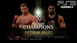 WWE 2K17 PS3  Shawn Michaels VS Roman Reigns  Extreme Rules 2KmClassic [upl. by Ahsekram]