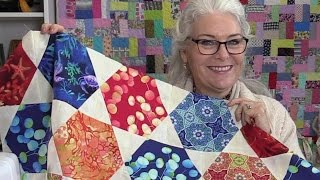 Free Unique Hexagon Star Quilt Pattern [upl. by Conroy]