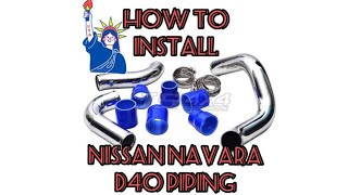 navarad40 nissannavara d40 Nissan Navara D40 Aluminium Turbo Piping Review [upl. by Carrie]