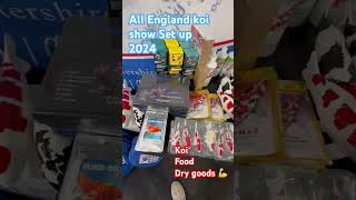 All England Koi Show 2024 koi koifish carp Queni koi Kenko koi food [upl. by Eira]