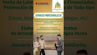 Asesoría experta en servicios Inmobiliarios  Millenium Realty residencial inmobiliaria [upl. by Laing134]