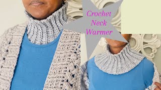 How to crochet an Easy Neck Warmer crochet easycrochet crochetworld [upl. by Aderf]