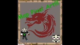 MineCraft Tutorial How to make Paintings Map Art [upl. by Aneles830]