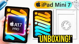 2024 iPad Mini 7 UNBOXING Review  HANDSON First LOOK [upl. by Gualtiero]