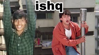 Ishq 1997  Ajay Devgan  Amir Khan  Ishq Movie Ki Comedy  Ishq Movie Spoof  Ishq 1997 full movie [upl. by Subir]