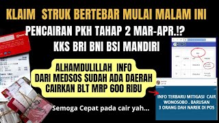 INFO TERBARU PENCAIRAN PKH TAHAP 2 MARET APRIL DAN BLT MRP 600 RIBU BENARKAH SUDAH ADA YANG CAIR [upl. by Kciredohr]