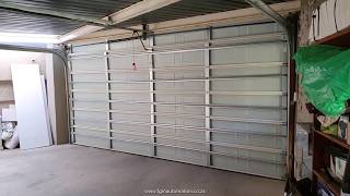 Double Track System on Sectional Garage Door [upl. by Swec]