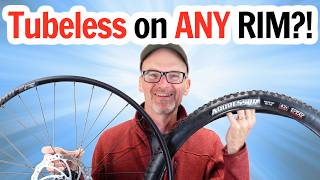 Can You Put a Tubeless Tire on a Standard Bike Rim Heres the Answer [upl. by Hulbig948]