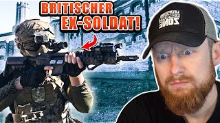 ER ZERSTÖRT ALLE  Britischer ExSoldat im Airsoft Kampf  Fritz Meinecke reagiert [upl. by Mazlack217]