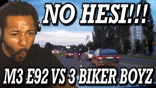 INSANE BMW M3 VS MOTORCYCLES IN POLAND  REACTION [upl. by Anaylil587]