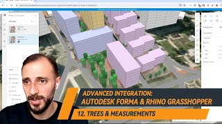 12 Trees and Measurements in Autodesk Forma AutodeskForma RhinoGrasshopperIntegration [upl. by Dukie]