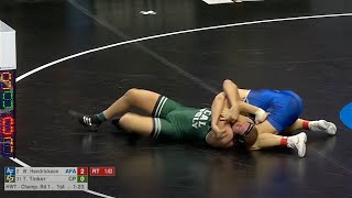 285lbs Wyatt Hendrickson Air Force vs Trevor Tinker Cal Poly [upl. by Yebloc291]