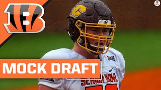 2022 NFL Mock Draft Bengals take former TE turned lineman to protect Joe Burrow  CBS Sports HQ [upl. by Eimile]