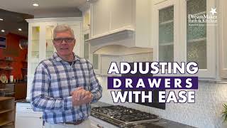 Quick Tips on Adjusting Cabinet Drawers [upl. by Niwled]