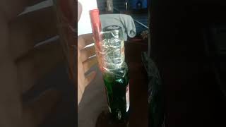 bottle with fire bottle fire firstvlog shorts viralvideo entertainment environment funny [upl. by Jackelyn]