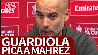 GUARDIOLA explica el ENFADO con RYAN MAHREZ  MANCHESTER CITY  REAL MADRID  AS [upl. by Bethezel]