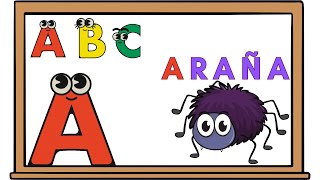 Aprende el Abecedario ABC para niños  Letras y Vocabulario en Español 🇪🇸 para Niños de Preescolar [upl. by Mir]