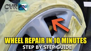 Alloy Wheel Repair in Under 10 Minutes [upl. by Garin72]