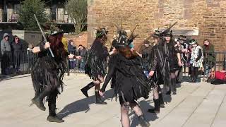 Raggedstone Border Morris dance quotWhite Ladiesquot 1st Birthday Bash in Ledbury 2024 [upl. by Anenahs]