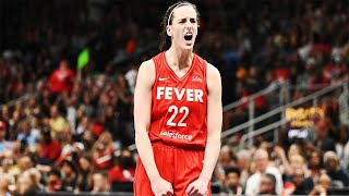 Caitlin Clark broke the Fever rookie scoring record in a win over the Wings thereby toppling anothe [upl. by Eelydnarb594]