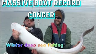 Small boat fishing uk 🇬🇧 deep sea fishing  huge congers  offshore [upl. by Aleil]