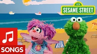 Sesame Street Find Green with Elmo and Abby  I Spy Color Song 3 [upl. by Anniala]