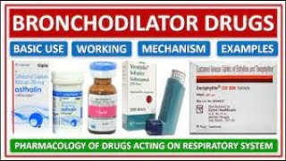 Bronchodilator Drugs Mechanism of Action  types classification uses and side effect  Dr Najid [upl. by Nnylhtak998]