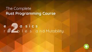 Rust Programming Complete course  Variables and Mutability of Rust programm [upl. by Bevin298]