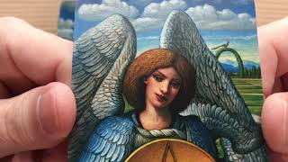 PreRaphaelite Tarot  Review [upl. by Eidnim338]