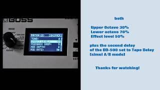 Boss DD500 Octaver Tutorial  Tips and Tricks [upl. by Doggett40]
