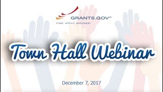 Grantsgov Town Hall Webinar Answering User Questions Promo [upl. by Ennaeed848]