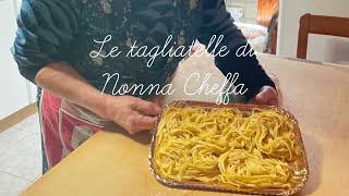 Italian grandma makes TAGLIATELLE [upl. by Aisyla832]