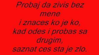 HakalaProbaj da zivis bez mene2012tekst [upl. by Erdnassac]