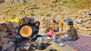 Nomadic life in the mountains  daily routine village life of Iran  Nomadic lifestyle of Iran [upl. by Monika992]