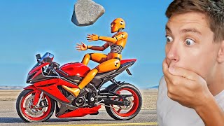 Reacting to the CRAZIEST Crashes of beamNG [upl. by Jess298]