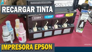 Como Recargar Tinta en Impresora Epson [upl. by Gipps]