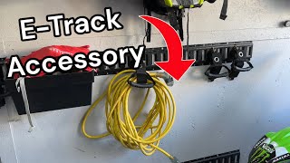 Trailer Etrack Extension Cord Holders  Great ETrack Accessory [upl. by Cleti384]