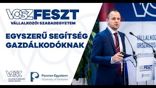 VOSZFESZT 2024  Dr Tóth Róbert  KAVOSZ Egreen Zrt vezérigazgató [upl. by Lette]