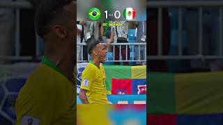 🇧🇷Brazil vs 🇲🇽Mexico world cup 2018 [upl. by Wilbert]