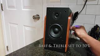 Amazon Basics Active Bookshelf Speakers  Edifier knock offs  With Demo [upl. by Francesca]