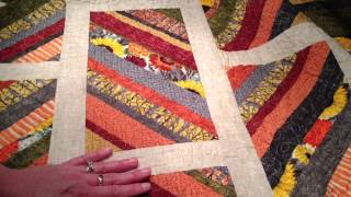 Sunflower Biased Stripes Quilt [upl. by Evanthe]