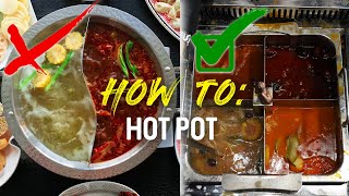 HOW TO Eat Hot Pot Shabu Elevator Hot Pot amp 4 Broths [upl. by Nosnej]