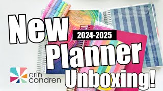 NEW ERIN CONDREN MONTHLY LIFE PLANNERS REVEAL 20242025  FAMILY ORGANIZER BOOK FLIP THROUGH [upl. by Nnaylrebmik]