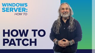 2 Ways to Patch on Windows Server 2022 [upl. by Aicemat918]