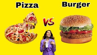 Pizza VS Burger ❓ [upl. by Hildegaard300]