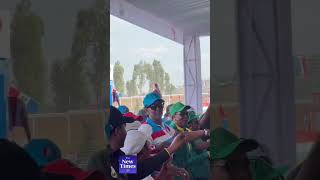 Jeannette Kagame dancing to patriotic songs with RPF supporters as campaign rally in Nyamagabe [upl. by Gravante]